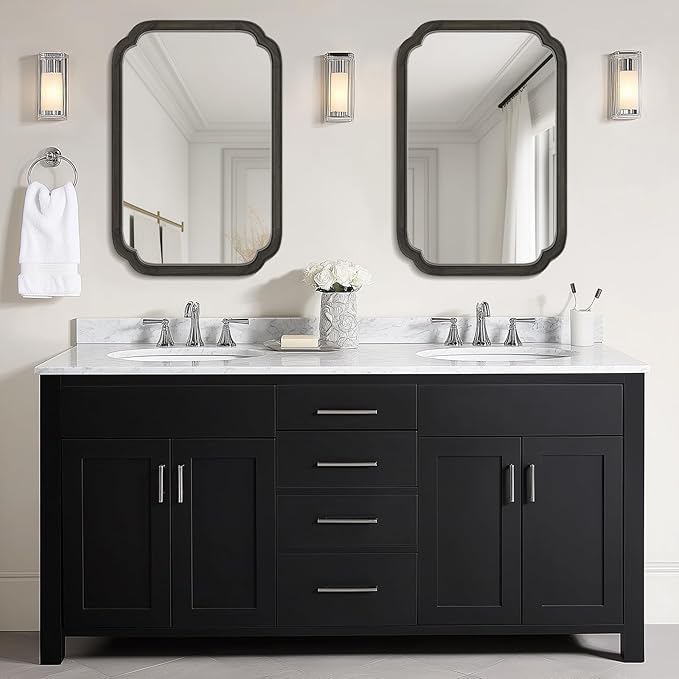 WallBeyond 20" x 30" Rounded Corner Arch Wall Mirror - Image 2