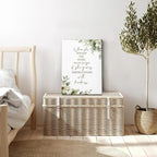 HIWX Christian Wall Decor, Sage Green Botanical Bible Verses Framed Canvas - Image 3