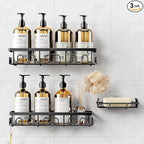 Shower Caddy, 3 Pack Shower Shelves by Deyhoc