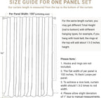 100% Blackout Shield Linen Blackout Sliding Door Curtains - Image 7