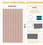 AJAZZ Blackout Accordion Door Curtain - Image 3