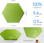 22 Pack Self-adhesive Acoustic Panels 12" X 10" X 0.4" - Image 3