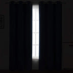 LEMOMO Blackout Curtains 42 x 84 inch/Navy Curtains Set of 2 Panels/Thermal - Image 3