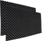 2 Pack Acoustic Foam, High Density Fire Resistant Soundproof Panels - Image 6
