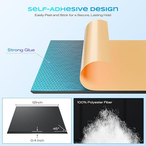 12 Pack Self-Adhesive Acoustic Panels, Soundproof Wall Panels - Image 2