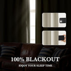 RYB HOME 100% Blackout Short Curtains - Image 4
