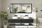 Briivue 72x32 Inch Black Bathroom Mirror - Image 9
