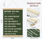 Mental Health Positive Inspirational Wall Art Decor, Therapist Office Signs - Image 6