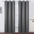 LEMOMO Frost Grey Blackout Curtains 34 x 84 Inch Length/Set of 2 Curtain by Lemomo