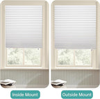 Changshade 6 Pack Temporary Shades, Pleated Paper Blinds - Image 7
