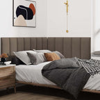 IFNOW Wall Mounted Upholstered Headboard King, 3D Peel and Stick Soundproof - Image 2