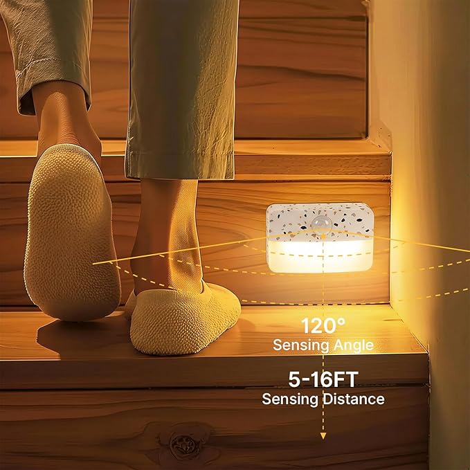 Guankai 8 Pack Motion Sensor Stair Light - Image 2