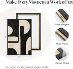 Large Framed Abstract Set of 2 Wall Art - Image 6