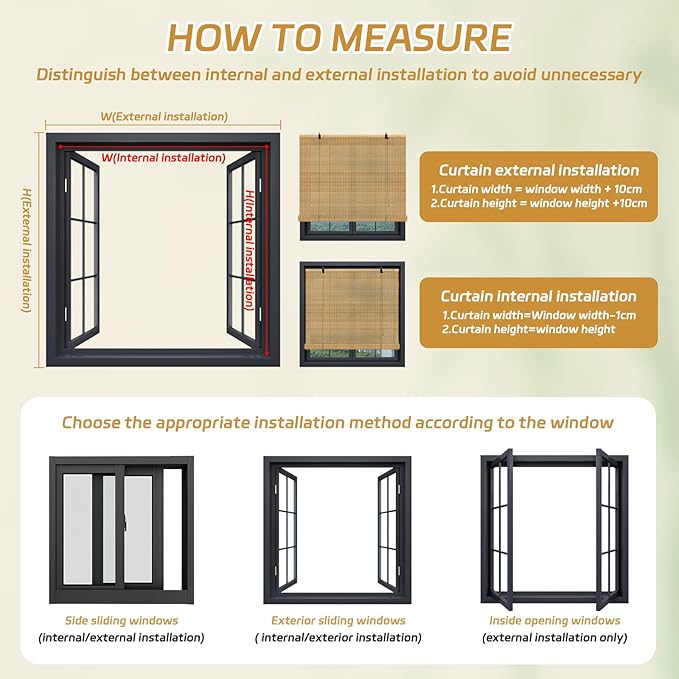 Bamboo Blinds for Door Window - Image 7