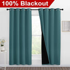 NICETOWN Full Shade Curtain Panels, Pair of Energy Smart & Noise Blocking Out - Image 2