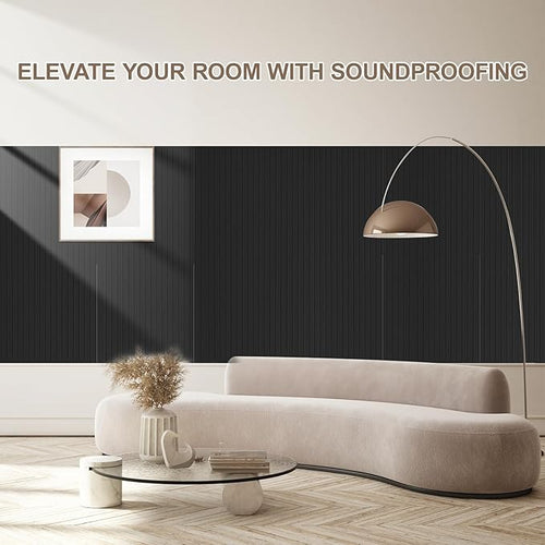 10Pack Large Acoustic Panels, Self-Adhesive Sound Dampening Wall Panels - Image 2