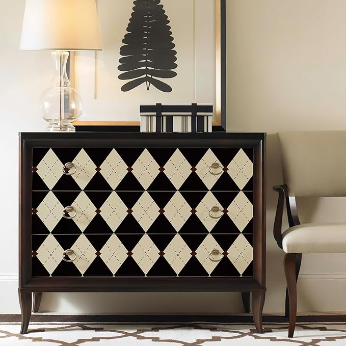 Simon&Siff Retro Checkered Peel and Stick Wallpaper Black and White Wallpaper - Image 5
