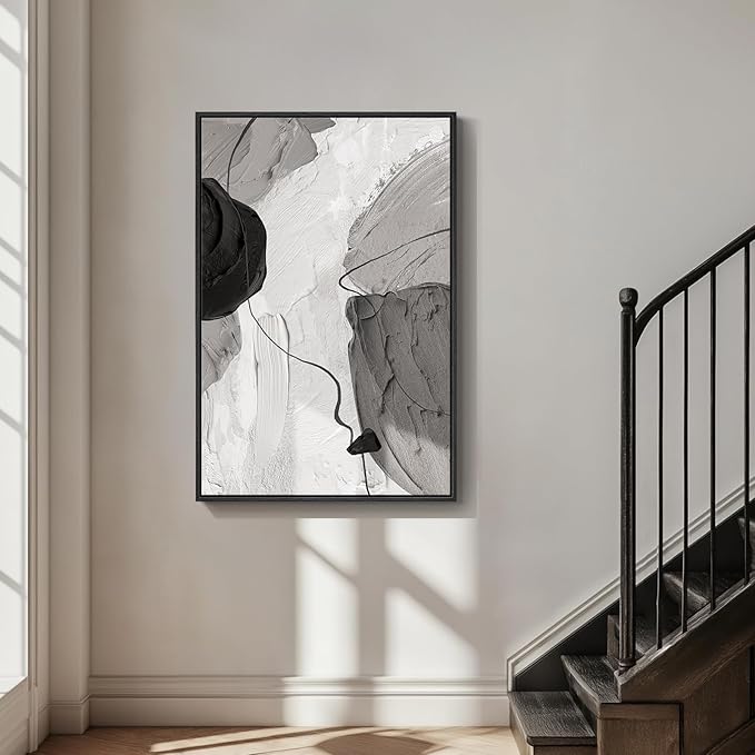 Extra Large Framed Abstract Wall Art - Image 4