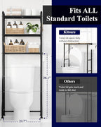 Kitsure Over Toilet Storage Rack - Image 6