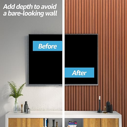 Art3d WPC Slat Wall Panels, Living Room - Image 4