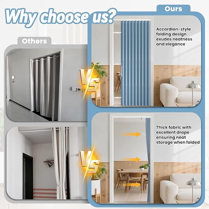 AJAZZ Blackout Accordion Door - Image 4