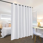 RYB HOME Privacy Curtain for Sliding Glass Door, Light Block Noise Reduce - Image 3