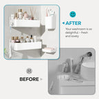 Nieifi Adhesive Wall Shelf, Shower Shelves, Shower Organizer - Image 7