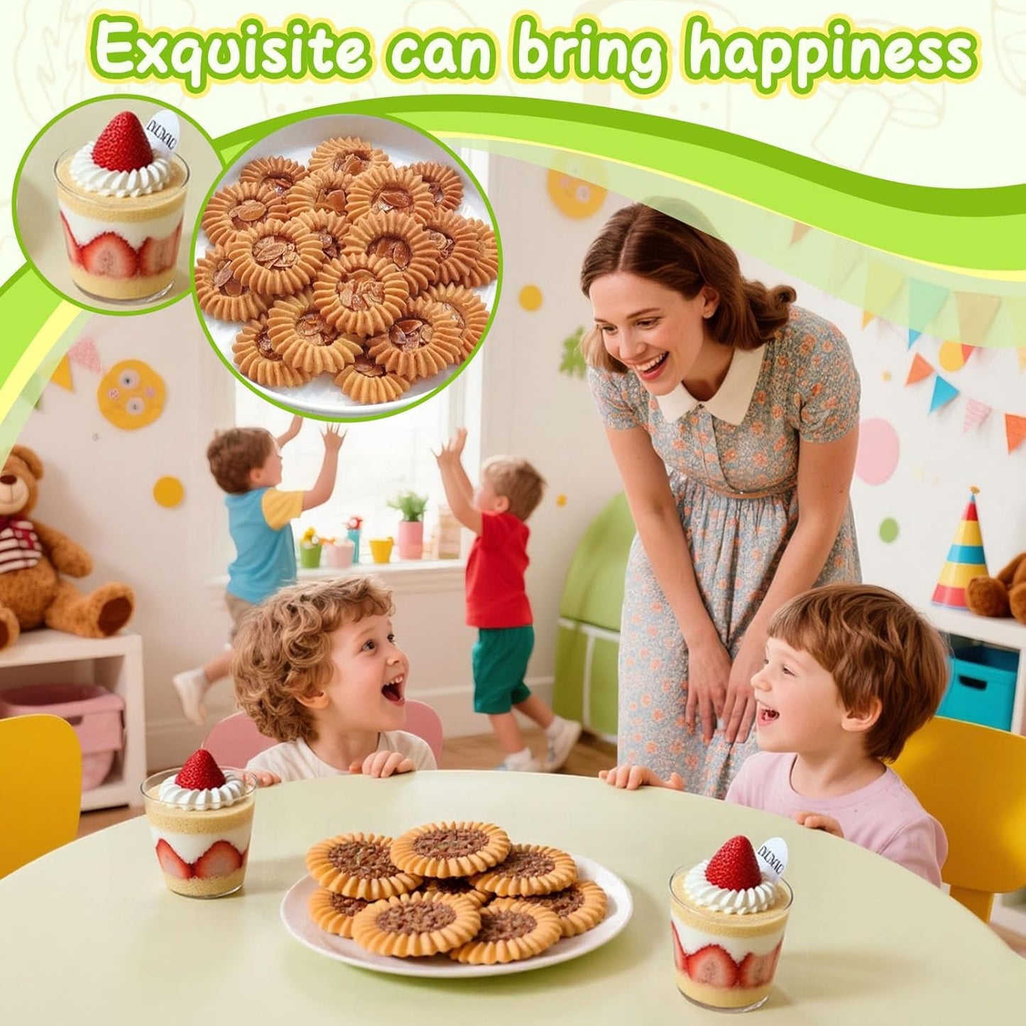 Suuker Large Piping Tips Set, Sultan Ring Baking Mold Icing Nozzle Stainless Steel Icing Piping Nozzles Cake Decorating Supplies for Kitchen Gift(2 Pieces, Silver)