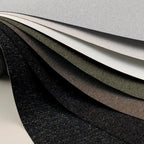 Black and Gold Peel and Stick Wallpaper Slight Velvety Feeling Woven Fabric - Image 3