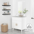 Forbena 24 Inch Long Black Floating Shelves - Image 5