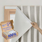 No-Sew 100% Blackout Shade by Sovtfides