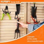 HUPBIPY 18 Pack Garage Hooks Heavy Duty Utility Steel - Image 6