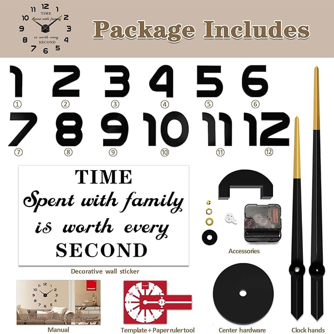 VANGOLD Wall Clock for Living Room Decor - Image 5