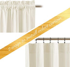 NICETOWN Luxury Velvet Curtains 72 inches, Sound Reducing Heavy Matt Solid Rod - Image 2