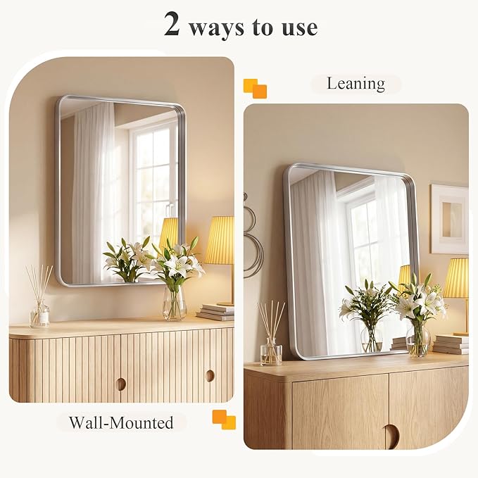 NEWBULIG 32X40 Inch Bathroom Mirror - Image 6
