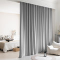 Room Divider Curtains, Back Tab Blackout Privacy Room Thermal Insulated Noise by KNEOQIT