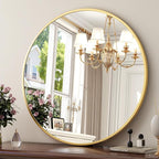 XRAMFY 24 Inch Round Mirror by XRAMFY