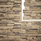 Ekena Millwork 48 5/8"W x 24 3/4"H x 1 1/4"D Cascade Stacked Stone, StoneWall - Image 9