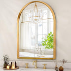 Arched Wall Mirror, Arch Bathroom Mirror, by HLFMVWE