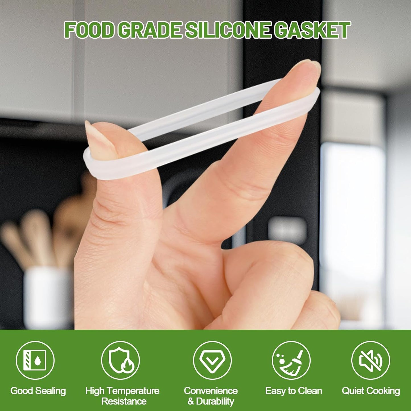 2 Pcs Filter with 3 Pcs Silicone Gasket Seals for 12 Cup Stovetop Espresso Coffee Maker Replacement Parts for 304 Stainless Steel Moka Pot