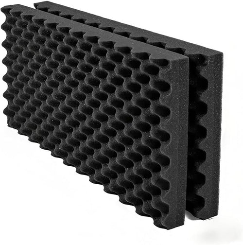 2 Pack Acoustic Foam, High Density Fire Resistant Soundproof Panels by Unknown
