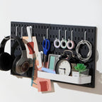 Keepo Peg Board Wall Organizer – Plastic Pegboard Panels, Modular Peg Board by Keepo