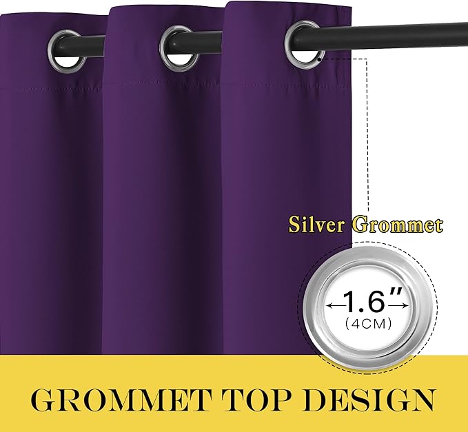 NICETOWN Blackout Curtains 84 Inch Length, Thermal Insulated Curtains - Image 6