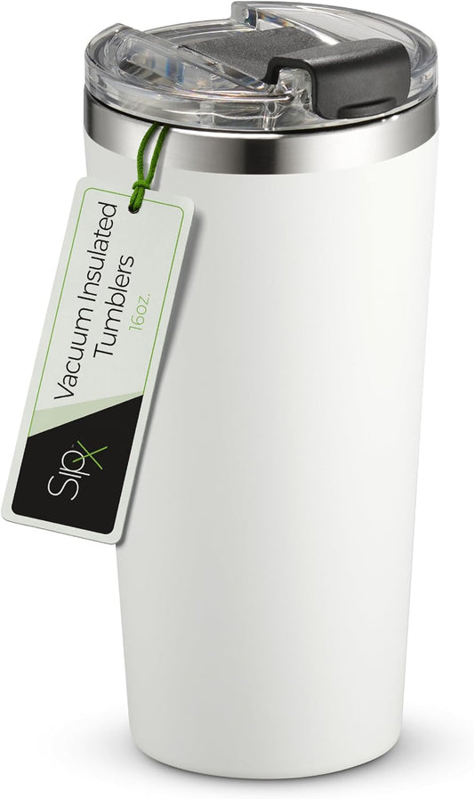 SIPX™ Triple-Insulated Tumblers - 16oz. Premium Modern Tumbler With Lid, insulated Cup Keeps Hot For 6 Hours, Stainless Steel Tumbler Made Of Sustainable Material, Coffee Travel Mug For Home & Office