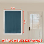 AJAZZ self Adhesive Portable 100% Blackout Curtains Simple and Easy to - Image 6