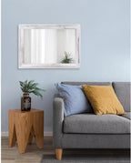 AAZZKANG Mirrors for Wall Rustic Wood Framed Hanging Mirror 20"x16" Decorative - Image 7