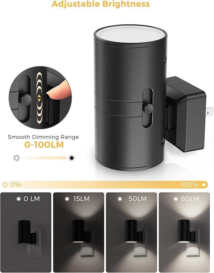L LOHAS LED Bright Night Light, Night Lights Plug into Wall, 5000K Daylight - Image 3