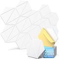 20 Pack Acoustic Panels with Self-Adhesive 12"X10"X0.4" Sound Proof Foam Panels by Unknown