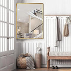 40x30 Inch Gold Bathroom Mirrors - Image 6