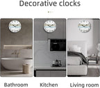 CHYLIN Wall Clock Silent Non Ticking Wall Clocks Battery Operated, Rustic - Image 8